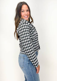 Dolcezza - Kelsey Houndstooth Jacket