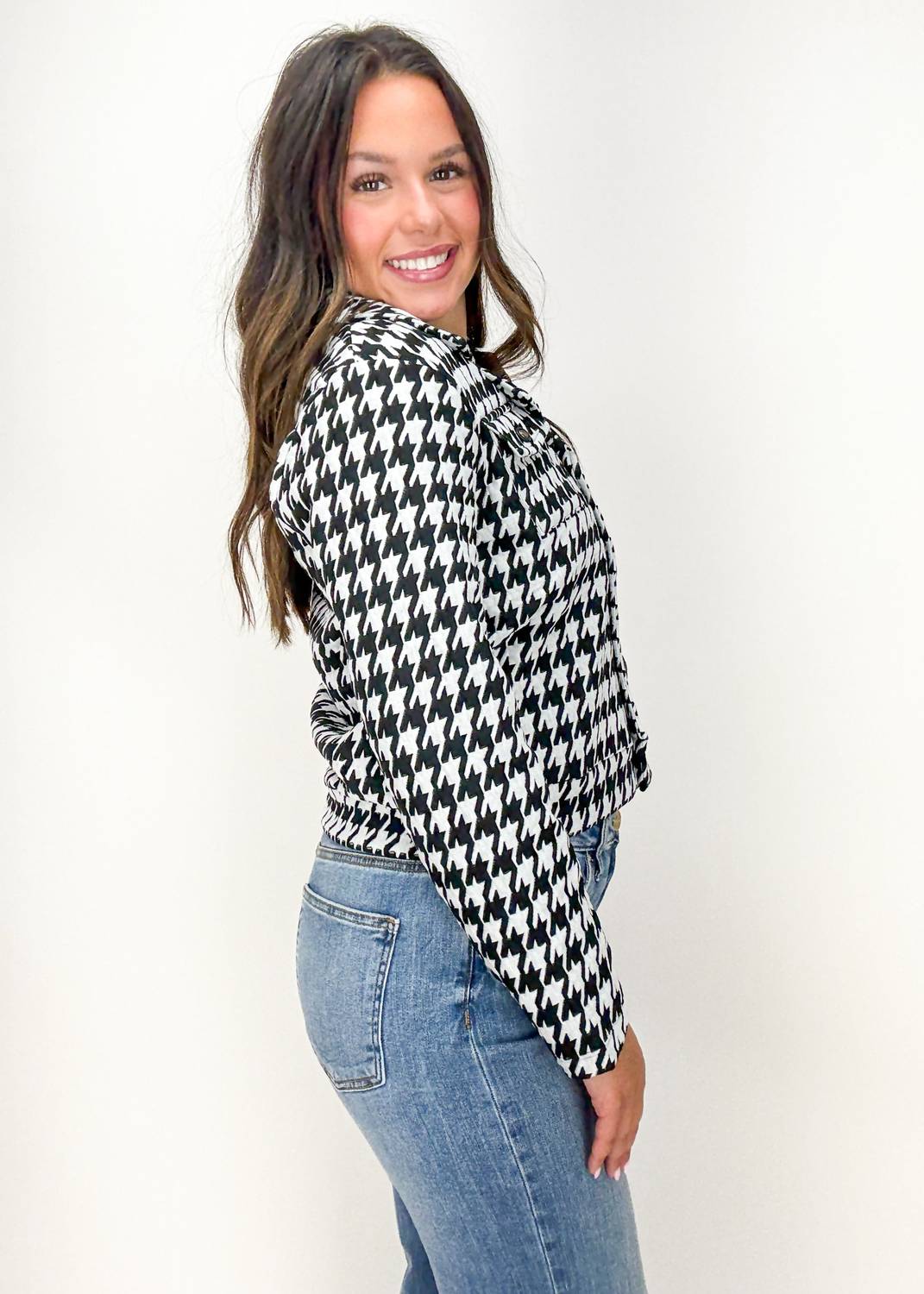 Dolcezza - Kelsey Houndstooth Jacket