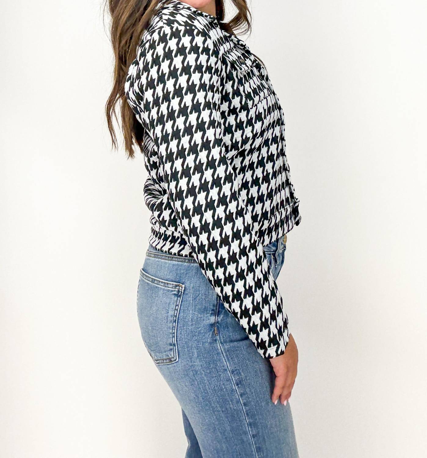 Dolcezza - Kelsey Houndstooth Jacket