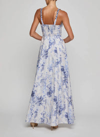 L'Agence - Sutton Beaded Strap Maxi Dress