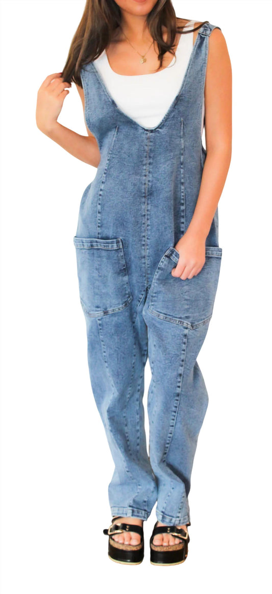 Better Be - Chasing You Denim Jumpsuit