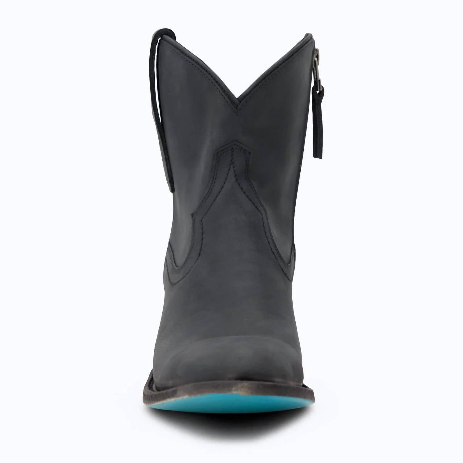 Lane Boots Women's Plain Jane Bootie in matte black - women's shoe - view 4