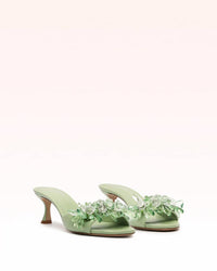 ALEXANDRE BIRMAN Women's Sierra 60 Retro Mules in green - women's heels