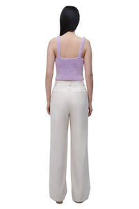 Jonathan Simkhai - Novia Pleated Straight Leg Pants