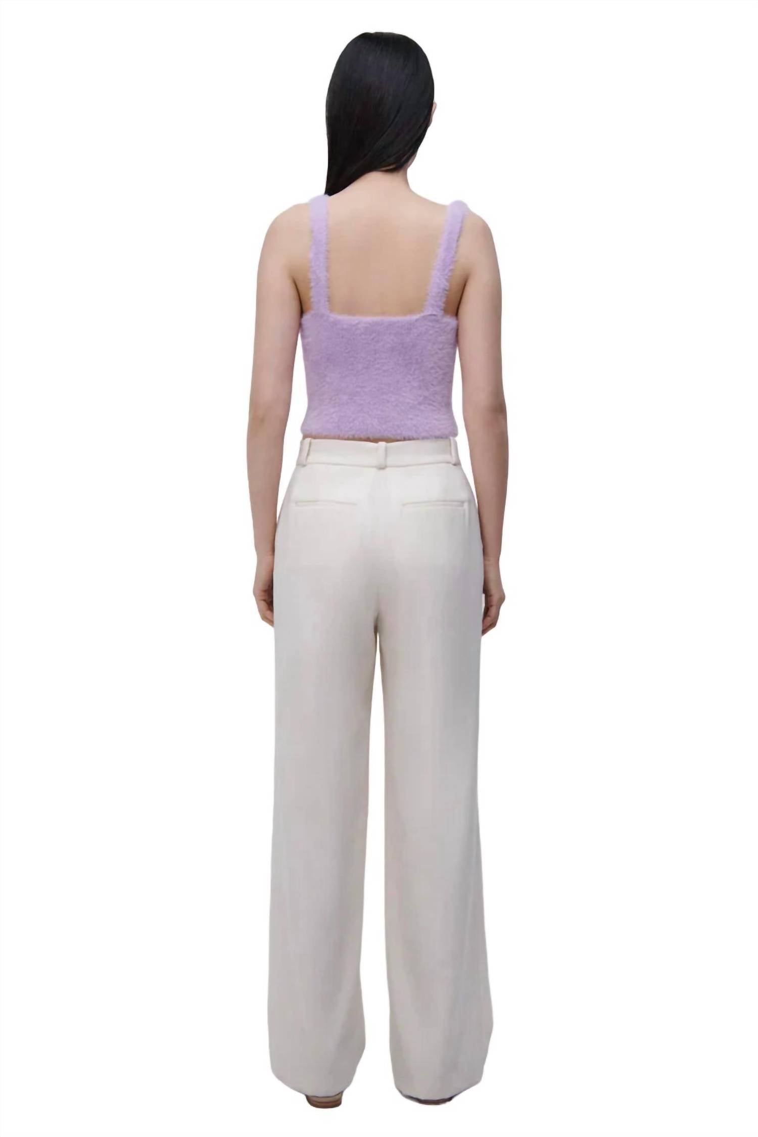 Jonathan Simkhai - Novia Pleated Straight Leg Pants
