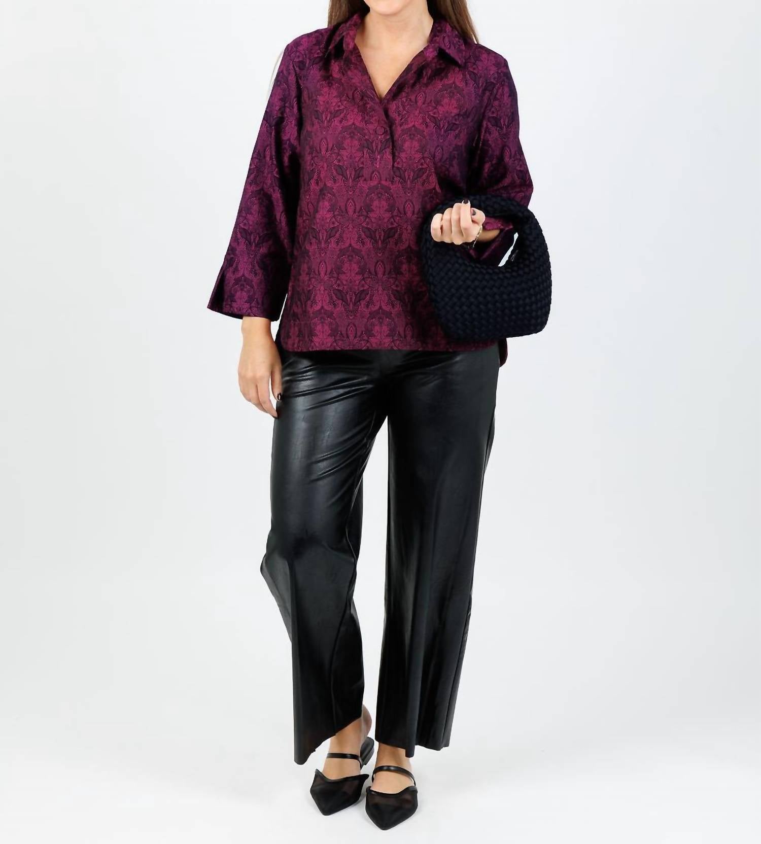 Hinson Wu - Aileen 3/4 Sleeve Blouse