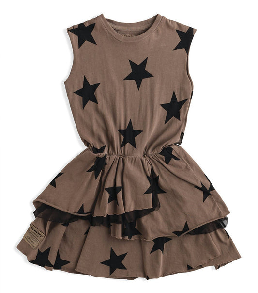 Girls Layered Star Dress