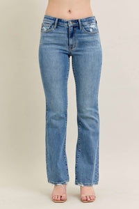 Judy Blue Charlotte Bootcut Jeans in vintage wash - women's jeans
