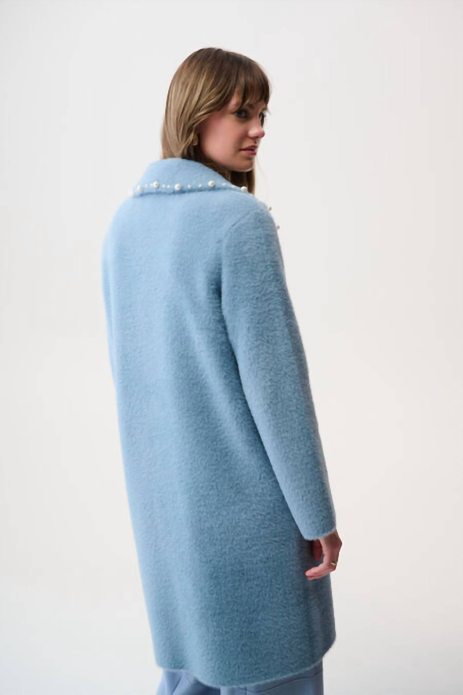 Joseph Ribkoff - Single Breasted Pearl Coat