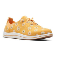 Clarks Women's Breeze Ave Sneaker in yellow interest - women's sneaker