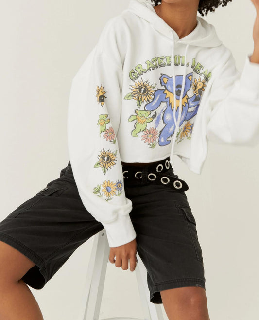 Grateful Dead Sunshine Cropped Hoodie