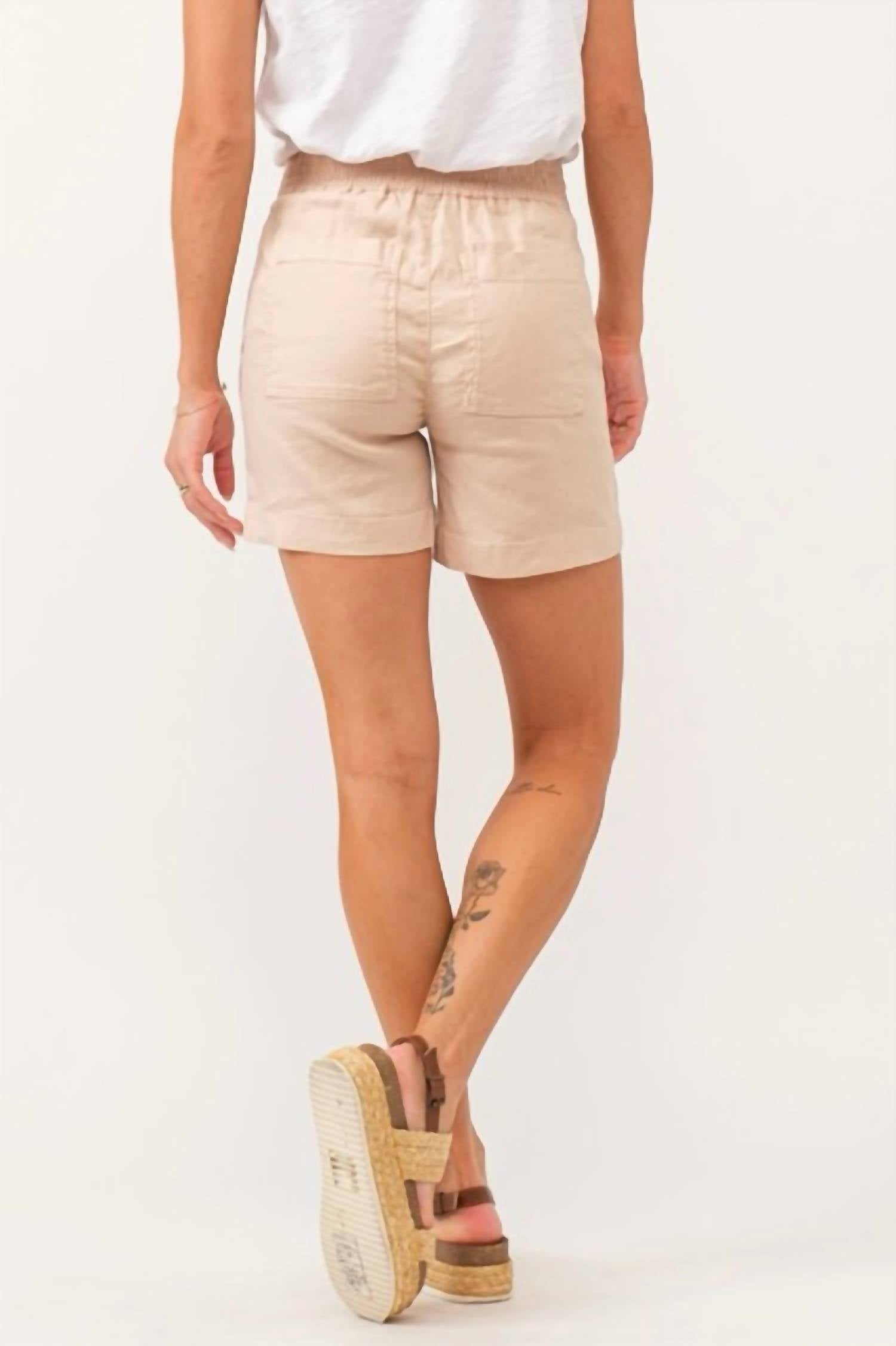 Dear John Denim - Tonya Super High Rise Linen Shorts