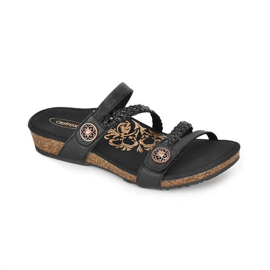 Aetrex - Women's Janey Braided Slide Sandals