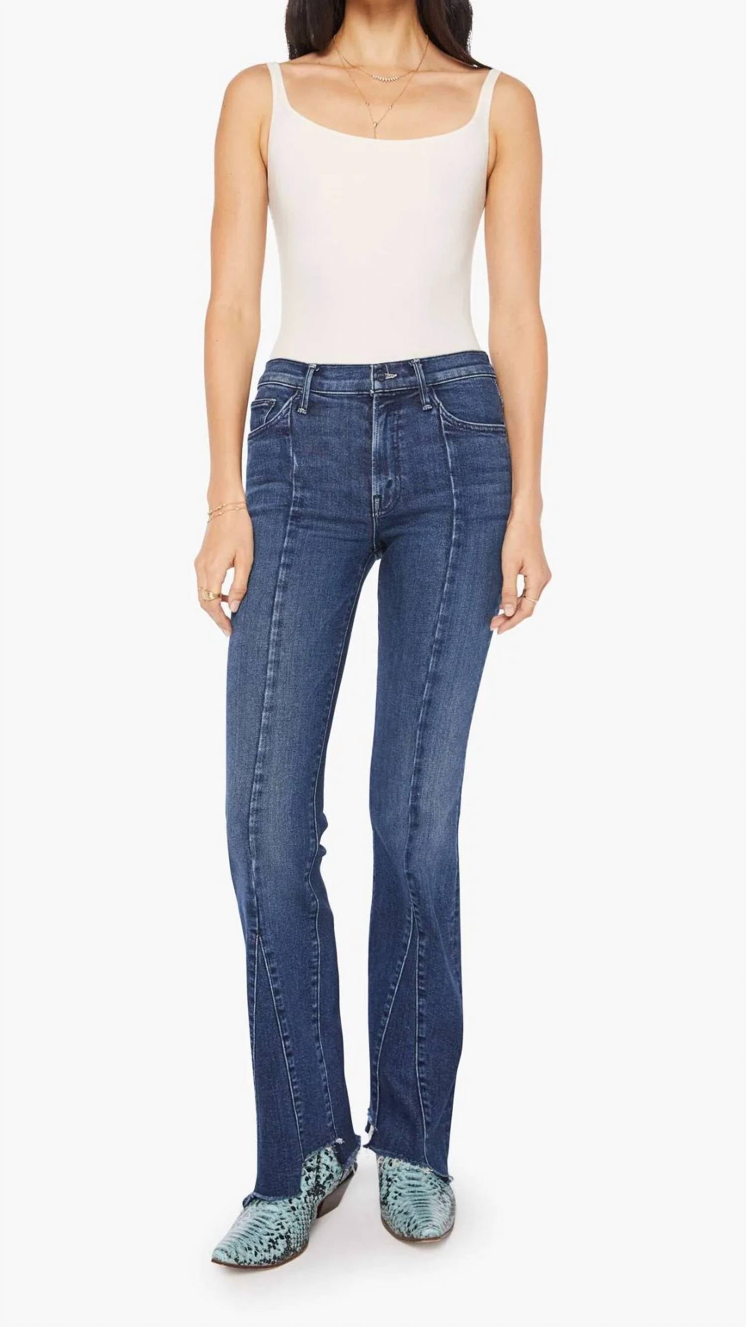 Mother - Insider Skimp Pointy Fray Jeans