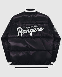 Starter - Men's New York Rangers Down Fill Puffer Jacket