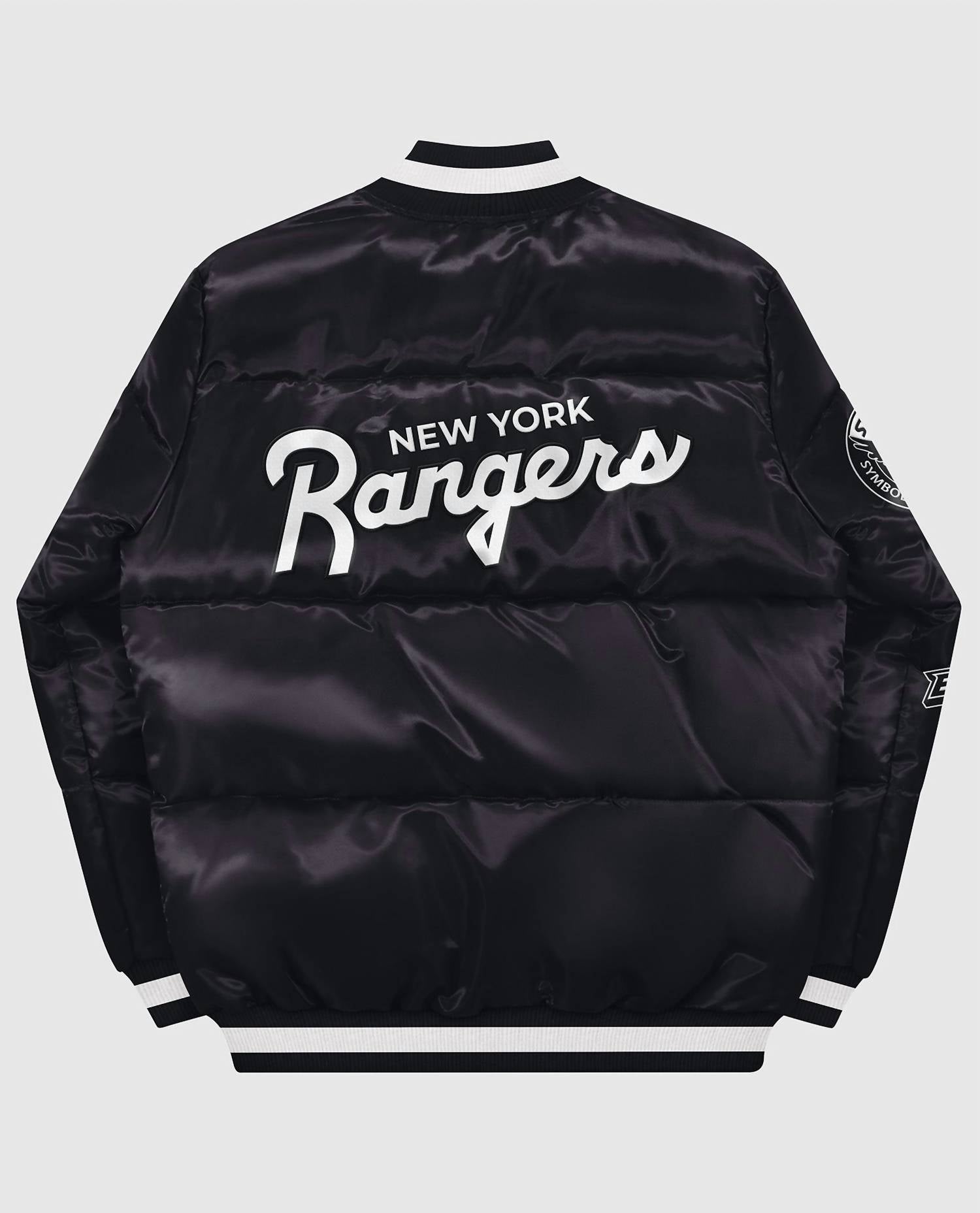 Starter - Men's New York Rangers Down Fill Puffer Jacket