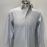 ARMANI Men's Long Sleeve Dress Shirt in blue - men's shirt