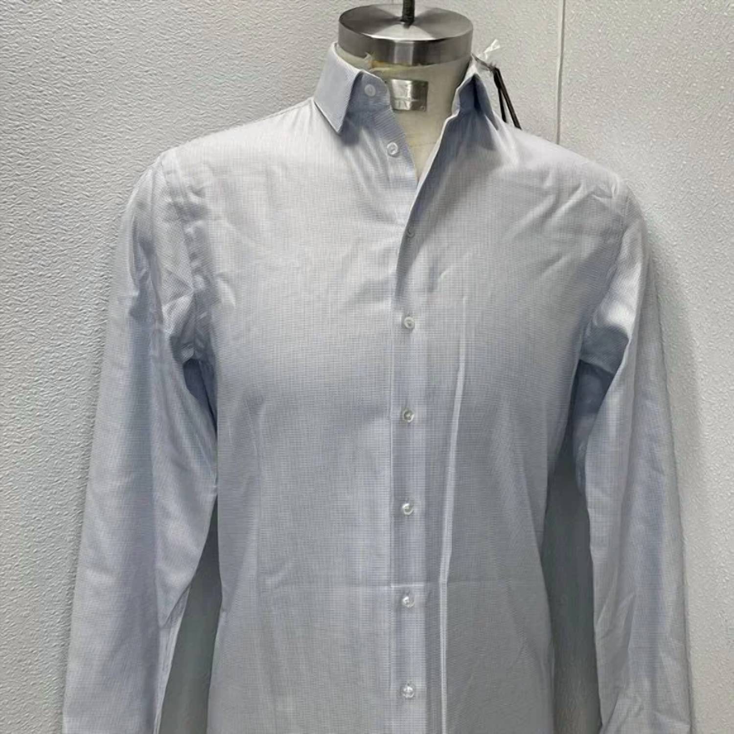 ARMANI Men's Long Sleeve Dress Shirt in blue - men's shirt