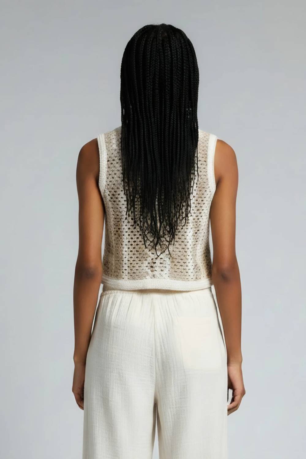 Dex - SLEEVELESS KNIT REVESIBLE TOP