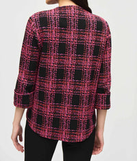 Joseph Ribkoff - Jacquard Knit Swing Jacket