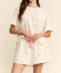 J.Nna - Alma Top And Short Set