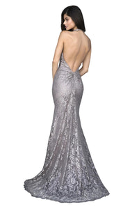 Sherri Hill - Lace Appliqued Gown