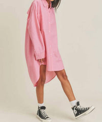 Win Win Apparel - Open to you Shirt dress
