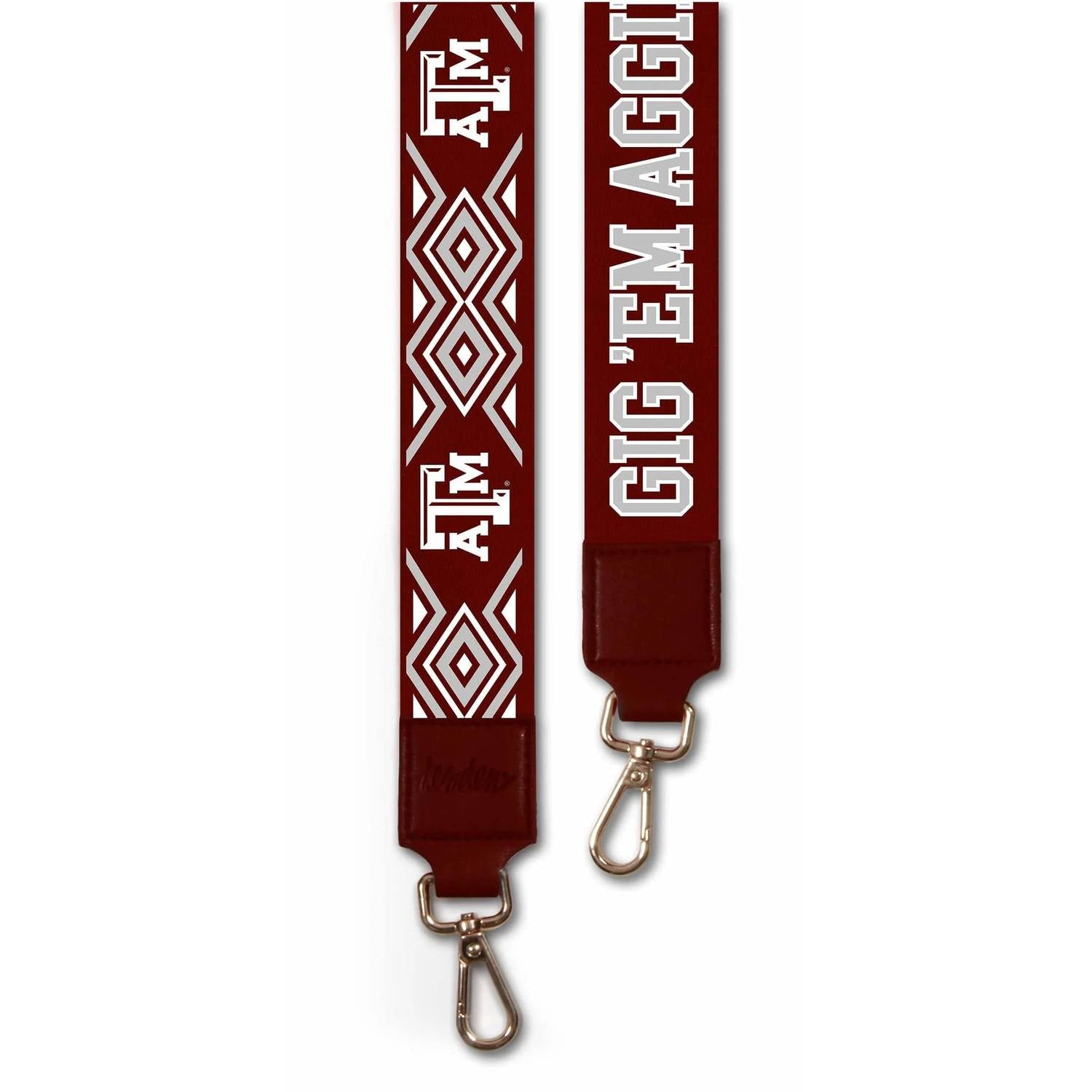 Desden - Women's Texas A And M 2" Wide Printed Purse Strap