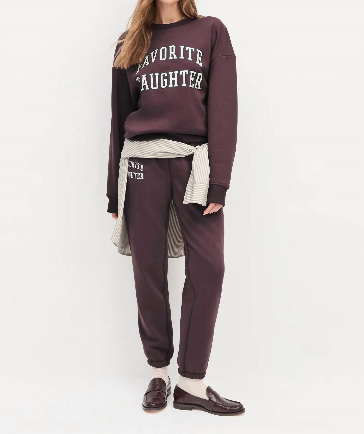 Favorite Daughter - Collegiate Crewneck Sweatshirt