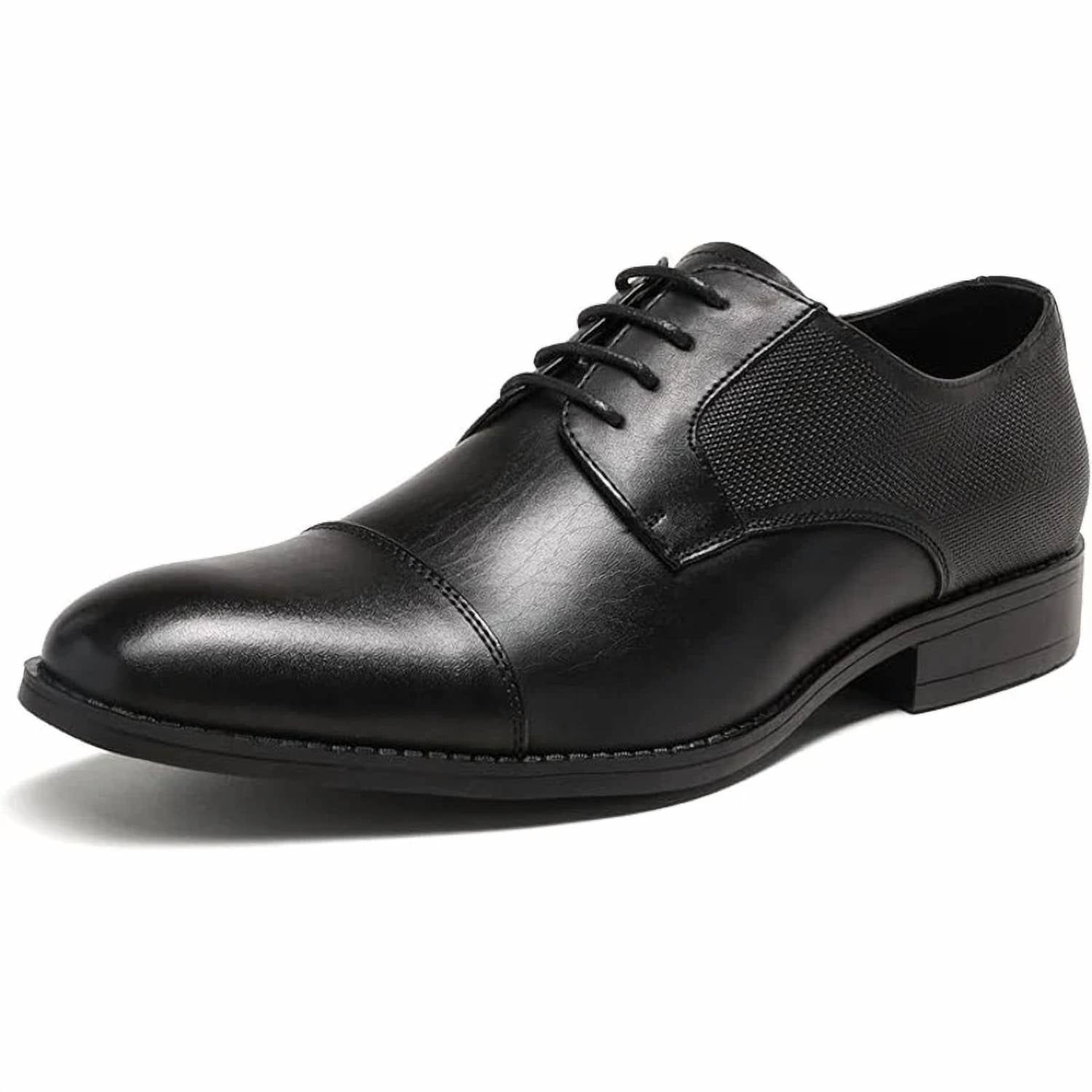 Bruno Marc - Men's Lace Up Faux Leather Oxford Dress Shoes