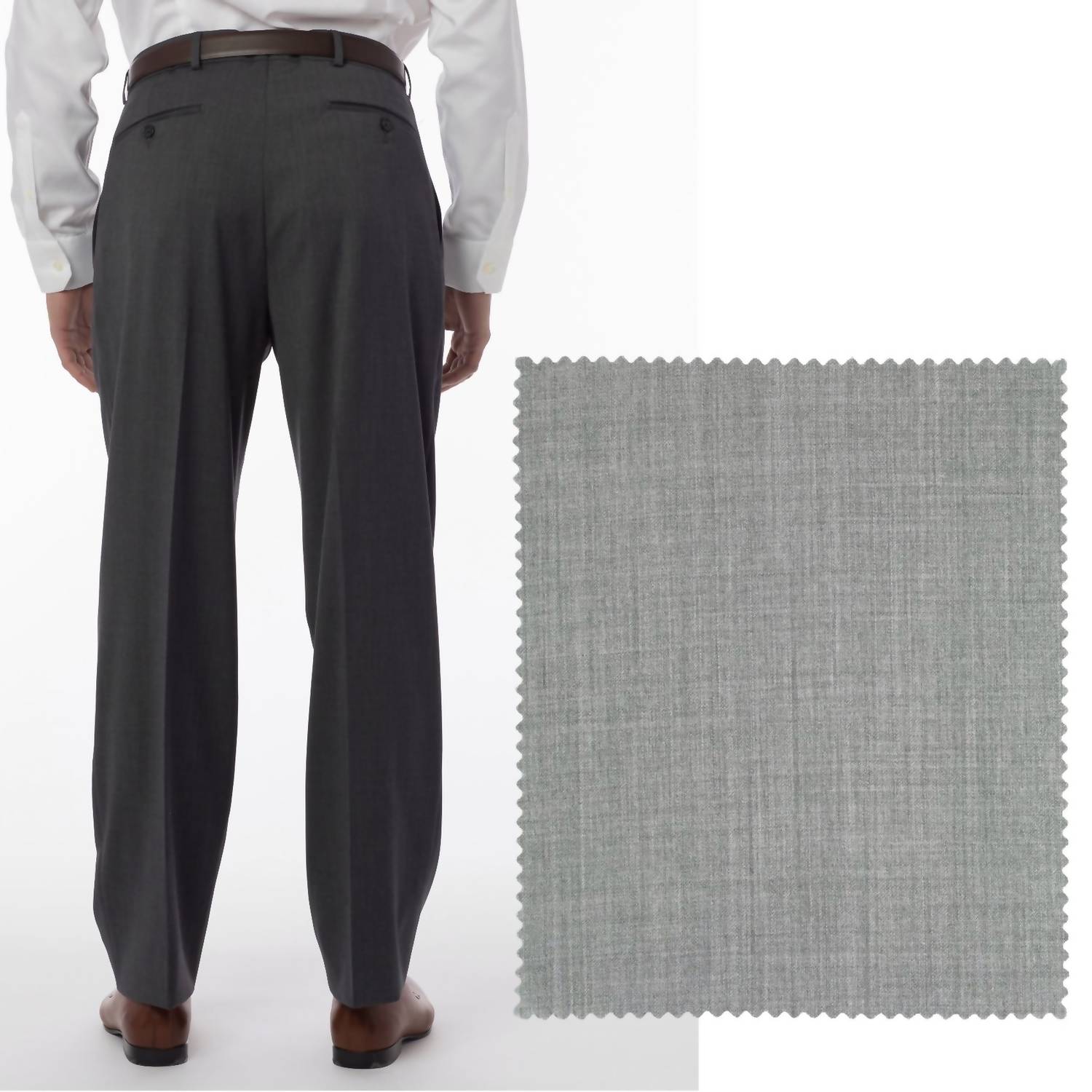 Ballin - Long Fit Super 120s Wool Gabardine Comfort-eze Trouser