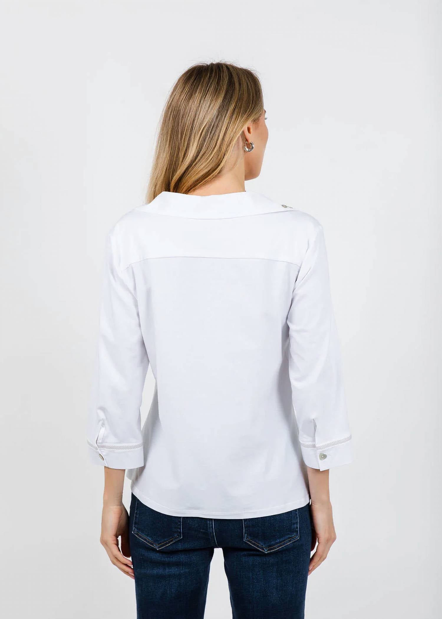 Tinta Style - Velta Button Detail Blouse
