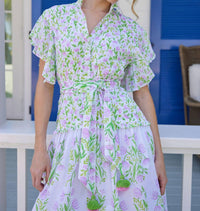 Bella Tu - Tulips Classic Shirtdress