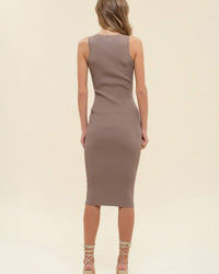 Blu Pepper - Stella Ribbed Knit Tank Dress