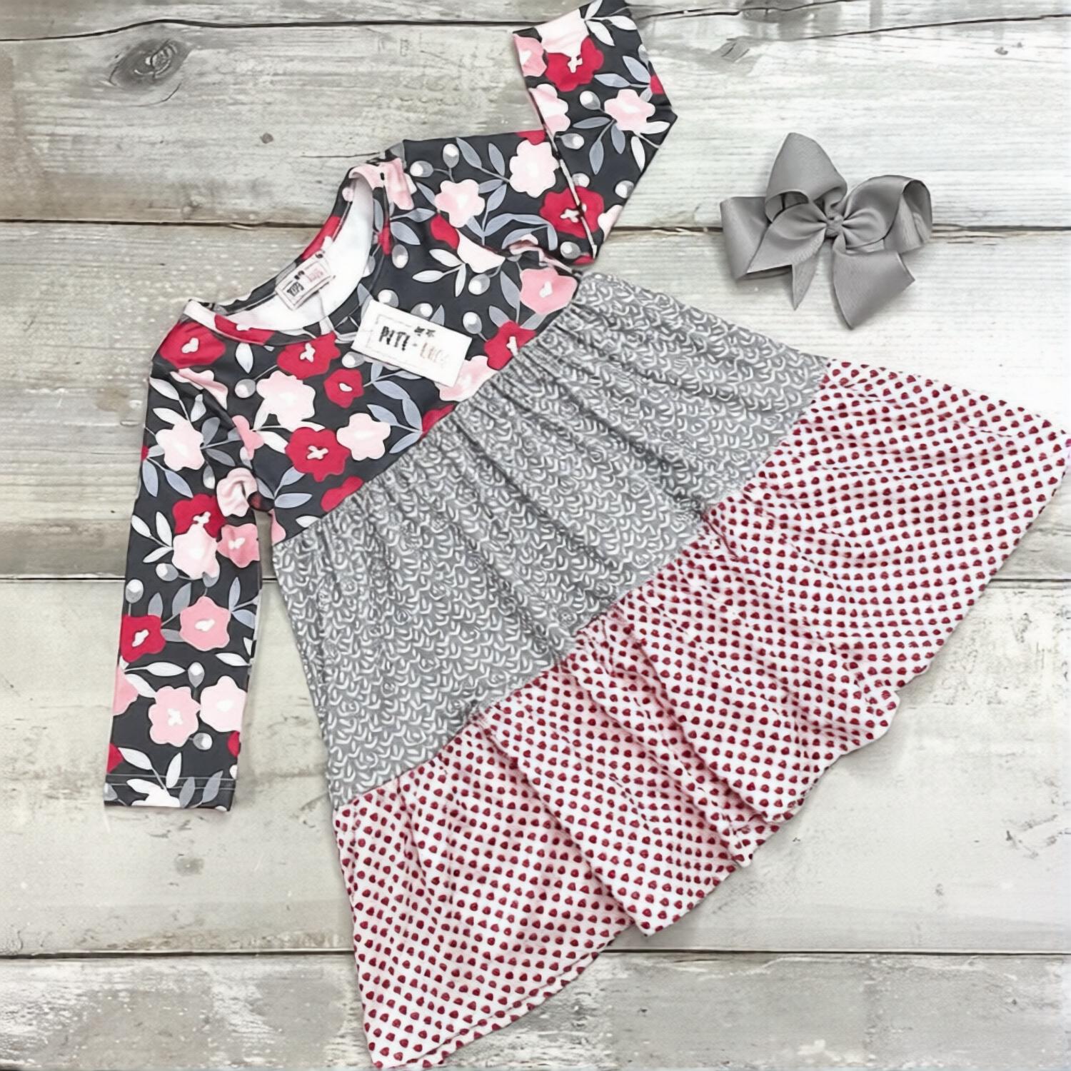 Pete + Lucy - Girls I Love Poppies Dress