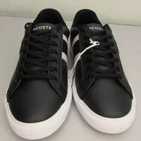 LACOSTE Women's Grad Vulc 120 Casual Flat Round Toe Low-rise Sneakers in black white - women's sneaker - alternate view