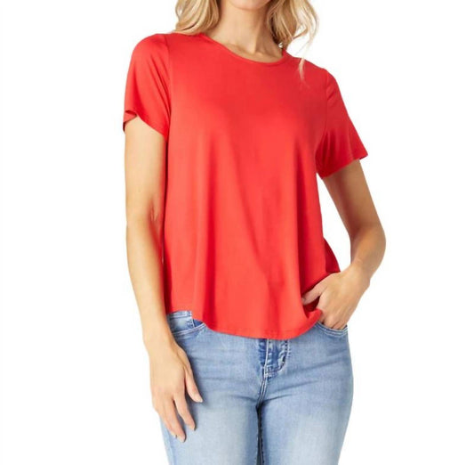 Coco + Carmen - ERIN PLEAT BACK TEE TOP