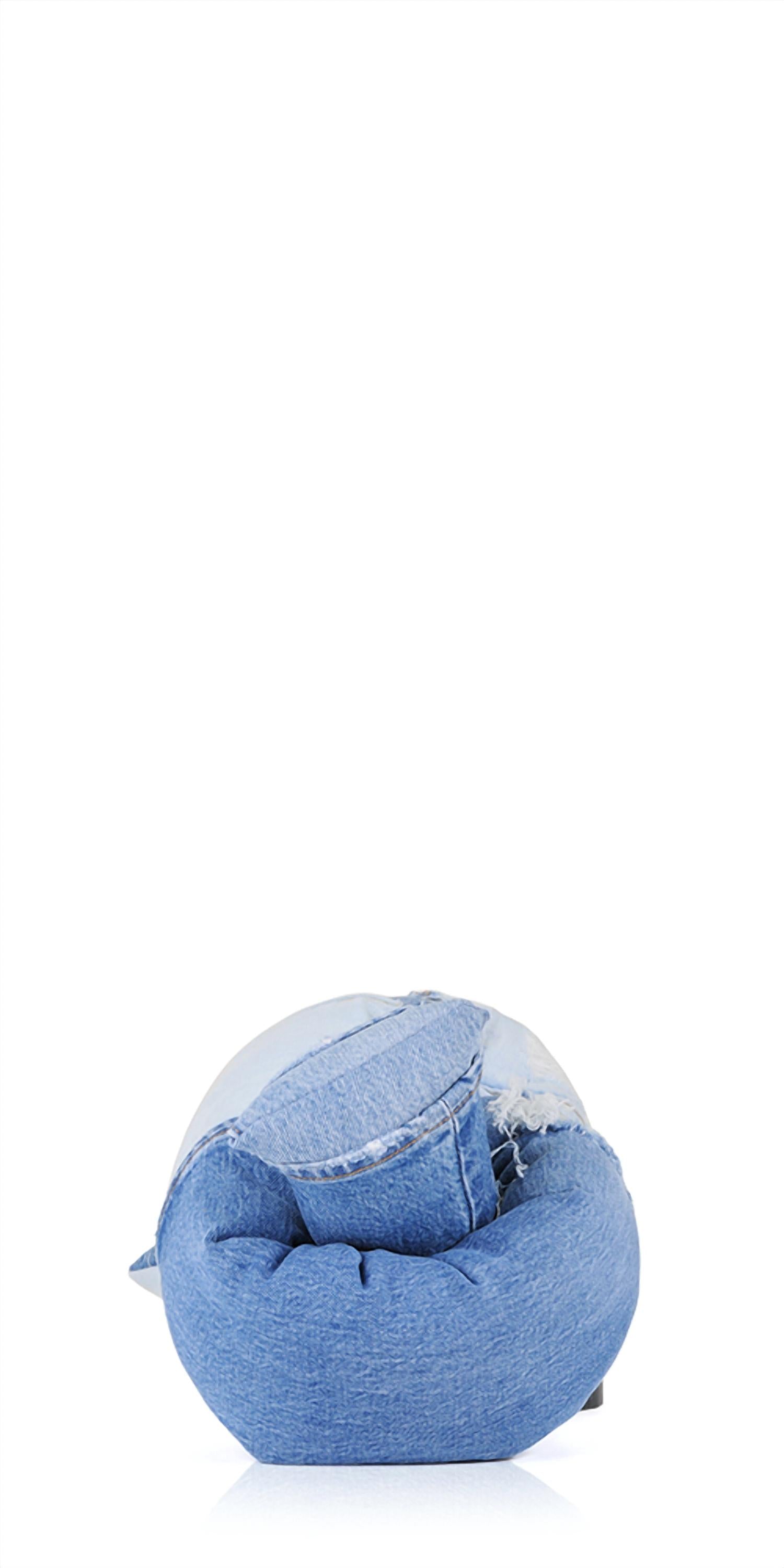 Jiu Jie Decor - Denim Baby Knot Pillow Iii