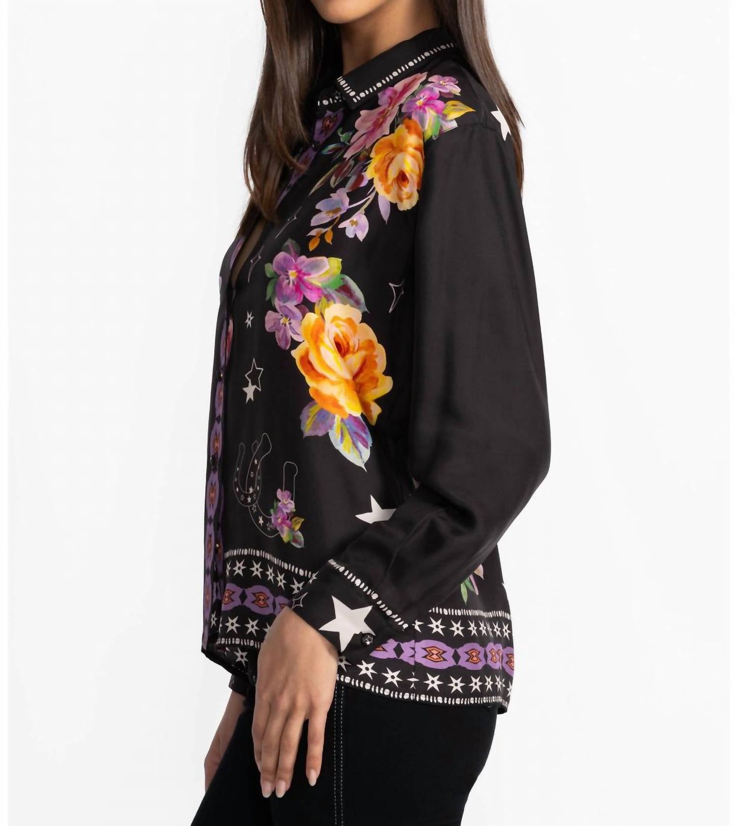 Johnny Was - Rosalynda Button Down Shirt Plus