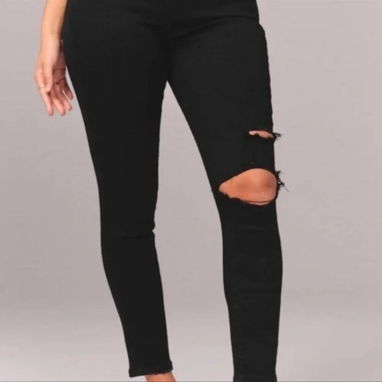Abercrombie & Fitch - Curve Love High Rise Super Skinny Ankle Jeans