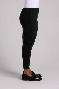 Sympli - Women's Ruched Skinny Pants