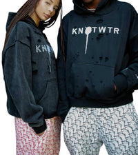 Knotwtr - Men's Distressed Hoodie