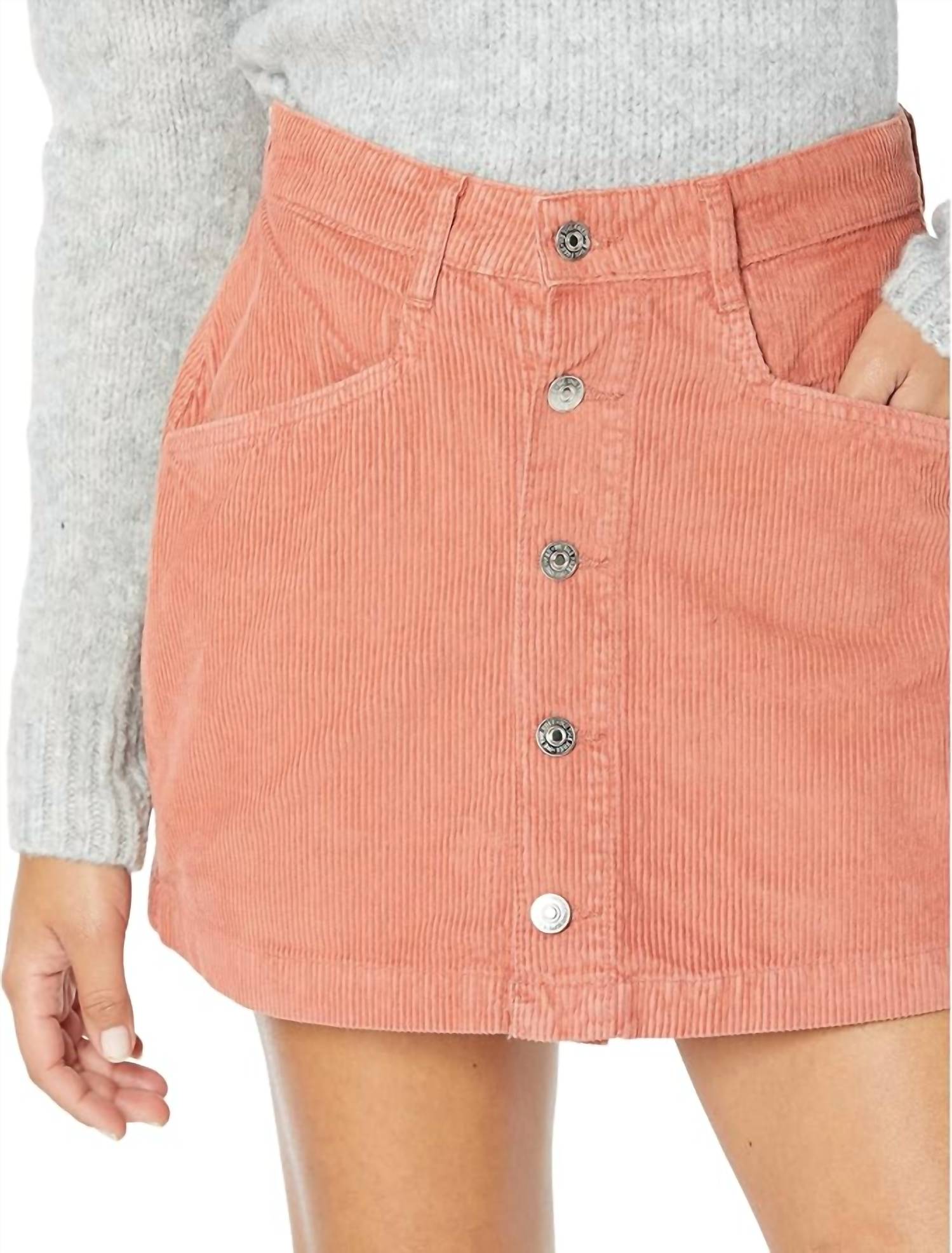 Free People - Ray Cord Miniskirt