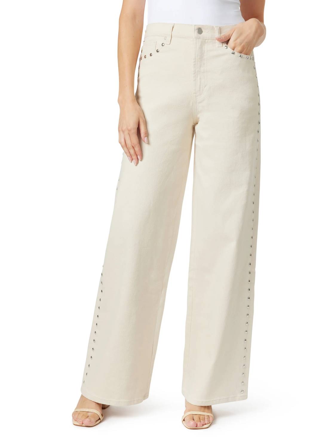 Habitual - Gemma Studded Wide Leg Jeans