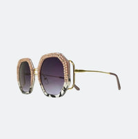 Jimmy Crystal - Women's Angeliki Geometry Sunglasses