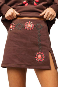 Queen Of Sparkles - Jeweled Necklace Skort