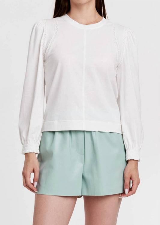 Another Love - Lace Detail Long Sleeve Top