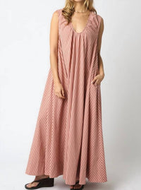 Olivia By Habitat - Violet Stripe Maxi Dress