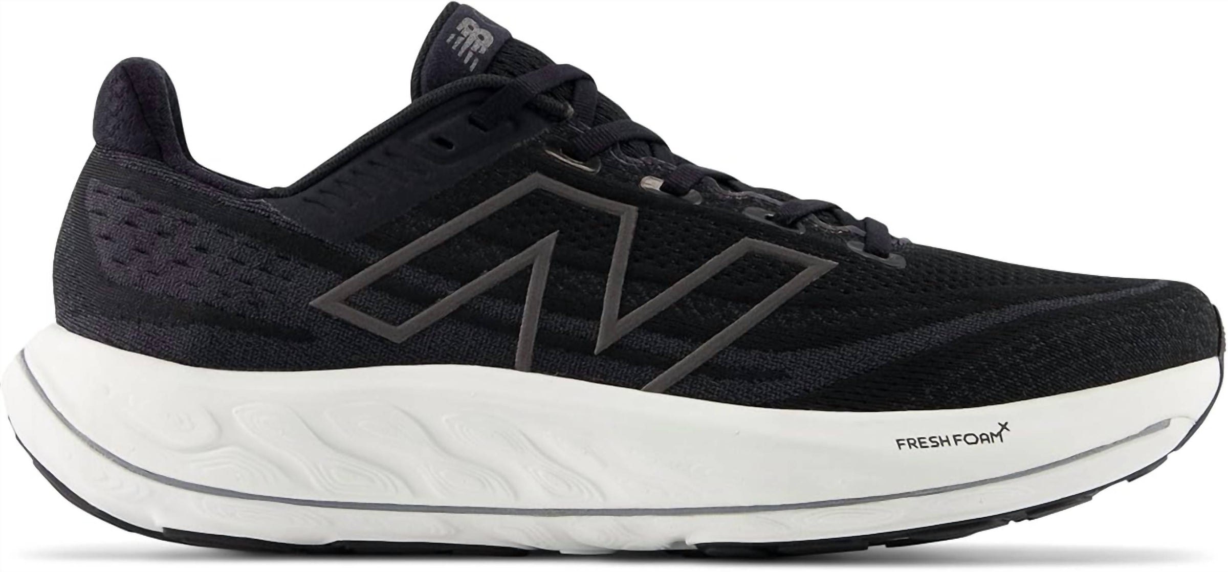 New Balance Men's Fresh Foam X Vongo V6 Sneakers in black white - men's sneaker - alternate view