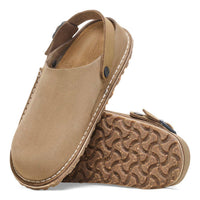 BIRKENSTOCK Women's Lutry Suede Clog in gray taupe - women's shoe - view 4